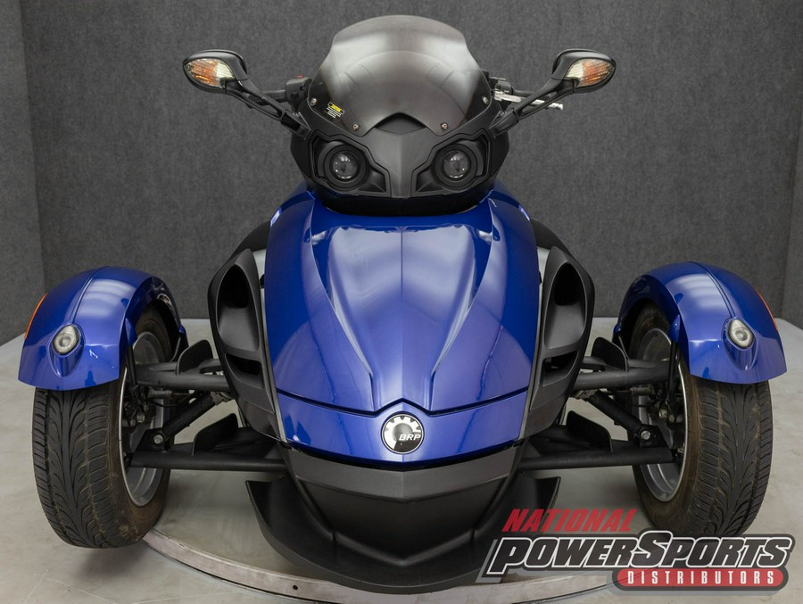 2010 CAN-AM SPYDER RS SM5 TRIKE W/ABS