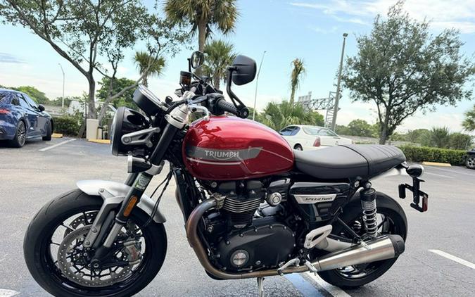 2023 Triumph Speed Twin 1200 Red Hopper