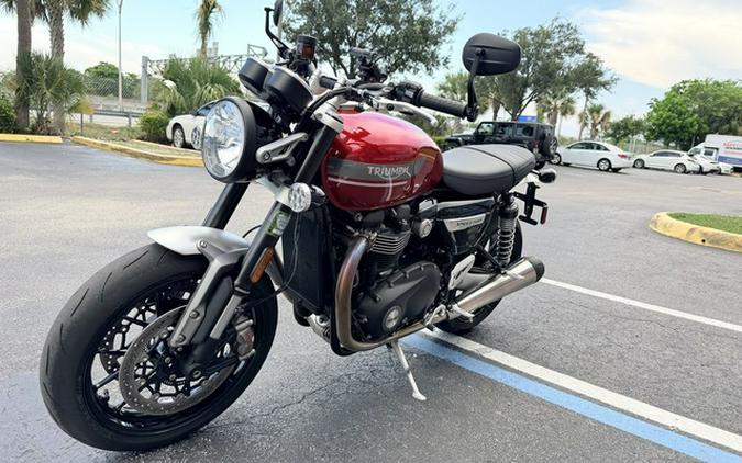 2023 Triumph Speed Twin 1200 Red Hopper