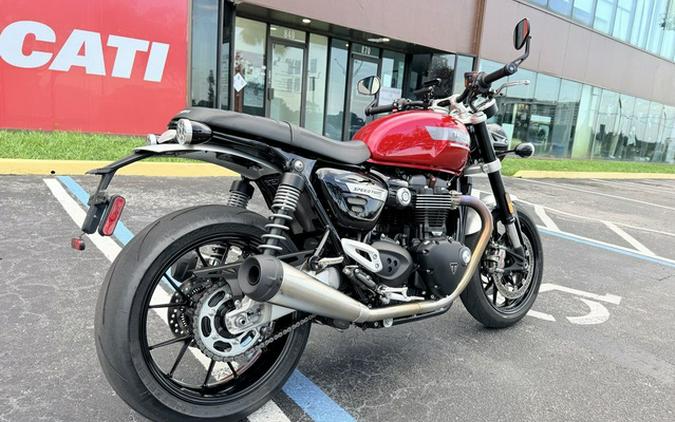 2023 Triumph Speed Twin 1200 Red Hopper