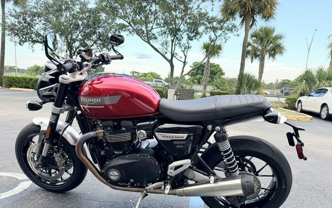 2023 Triumph Speed Twin 1200 Red Hopper