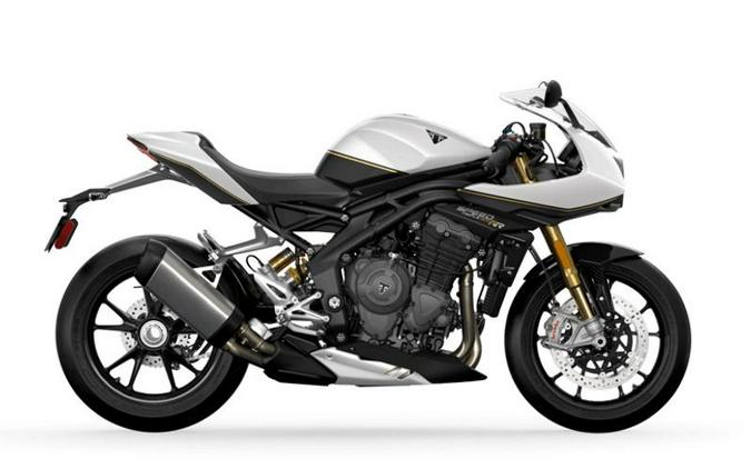 2023 Triumph Speed Triple 1200 RR Crystal White / Storm Grey