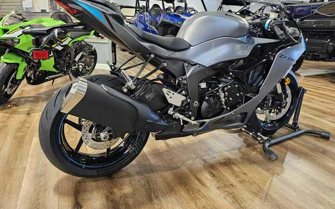 2025 Kawasaki NINJA ZX-6R ABS Metallic Matte Dark Gray/Ebony - 108389