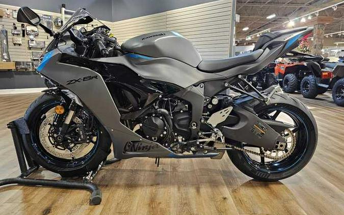 2025 Kawasaki NINJA ZX-6R ABS Metallic Matte Dark Gray/Ebony - 108389