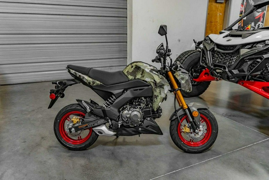 2026 Kawasaki Z125 PRO Cypher Camo Beige