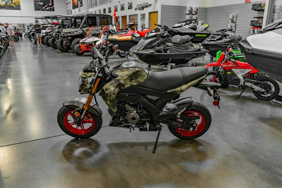 2026 Kawasaki Z125 PRO Cypher Camo Beige