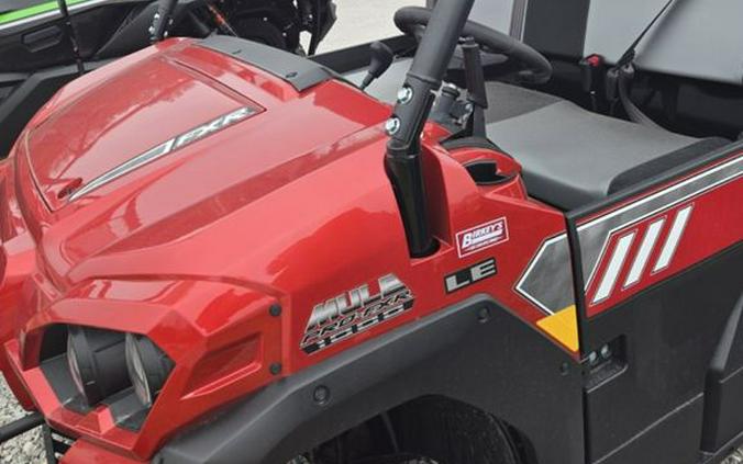 2026 Kawasaki CANDY PERSIMMON RED MULE PRO FXR 1000 LE