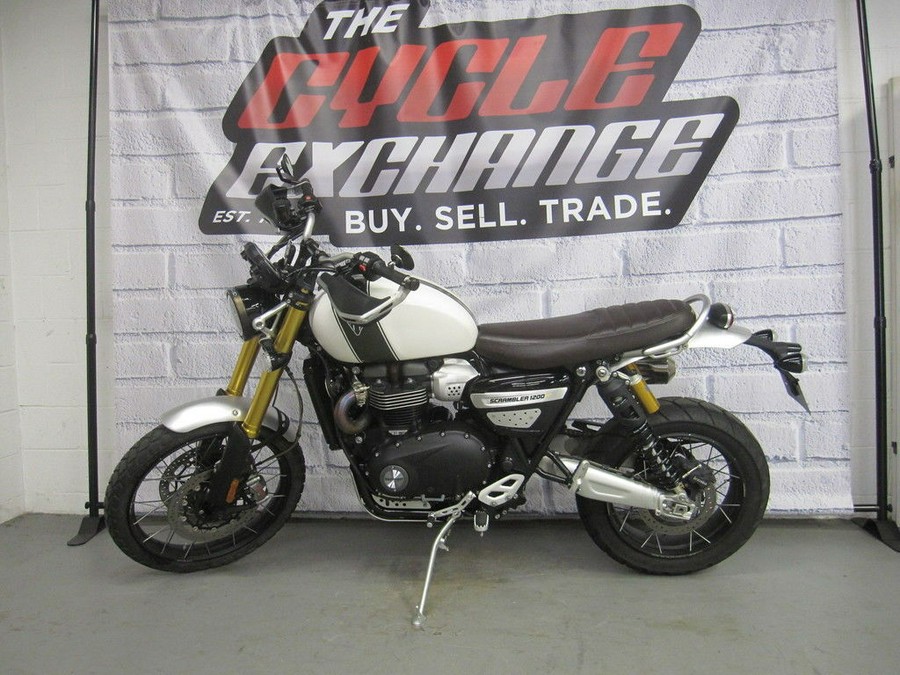 2019 Triumph Scrambler 1200 XE Fusion White