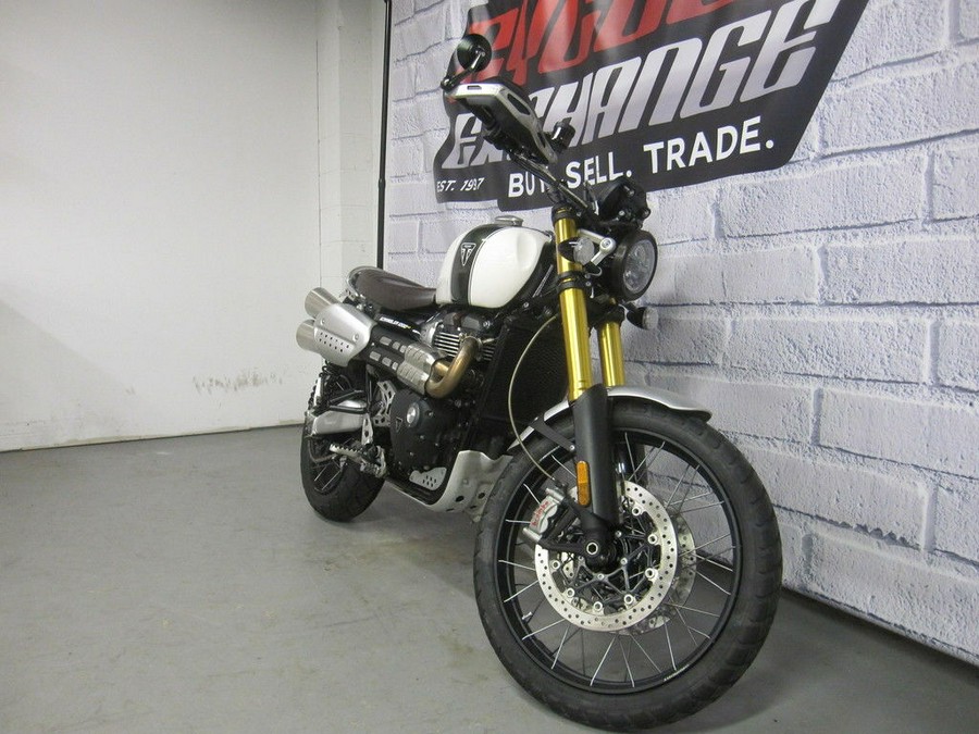 2019 Triumph Scrambler 1200 XE Fusion White