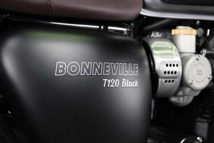 2022 Triumph Bonneville T120 Black Jet Black