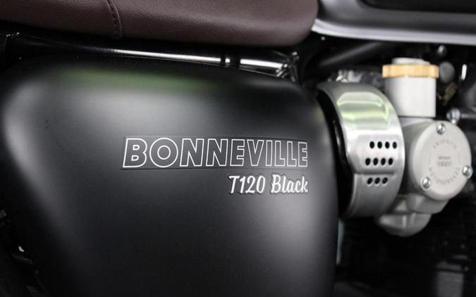 2022 Triumph Bonneville T120 Black Jet Black