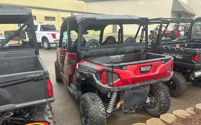 2018 Polaris General 4 1000 EPS Ride Command Edition Matte Sunset Red 1000 EPS RIDE COMMANDT Edition