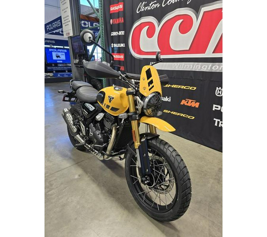 2026 Triumph Scrambler 400 XC Racing Yellow