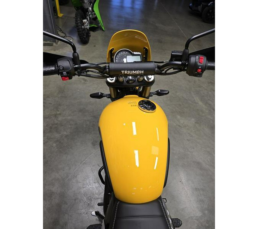 2026 Triumph Scrambler 400 XC Racing Yellow