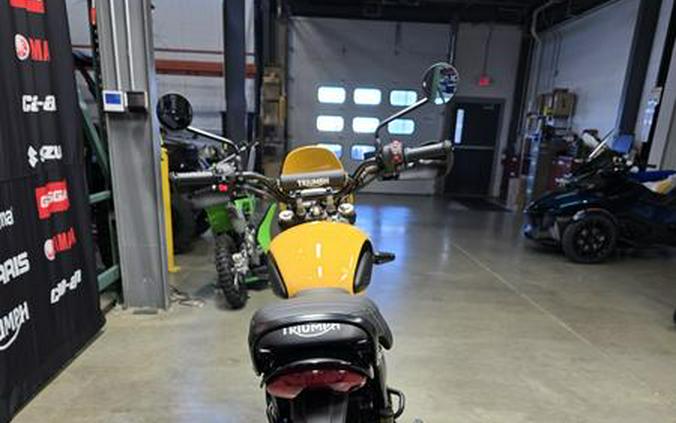 2026 Triumph Scrambler 400 XC Racing Yellow