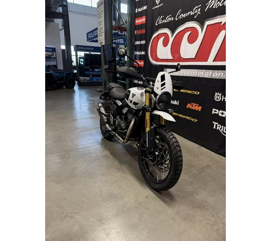 2026 Triumph Scrambler 400 XC Racing Yellow