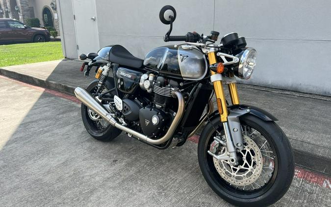 2024 Triumph Thruxton RS Jet Black / Silver Ice