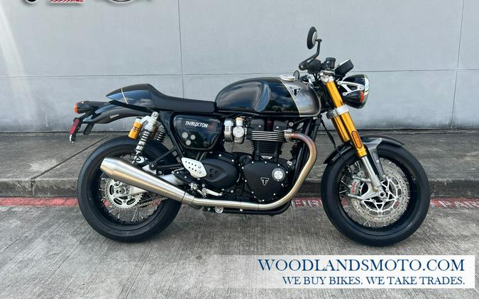 2024 Triumph Thruxton RS Jet Black / Silver Ice