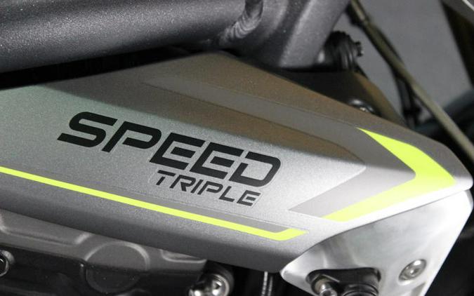 2022 Triumph Speed Triple 1200 RS Matte Silver Ice