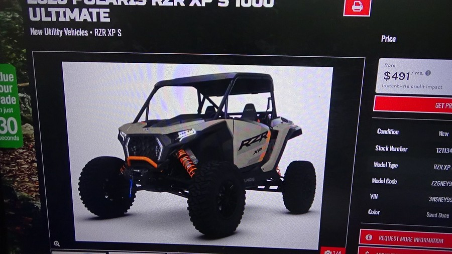 2026 Polaris RZR XP S 1000 Ultimate
