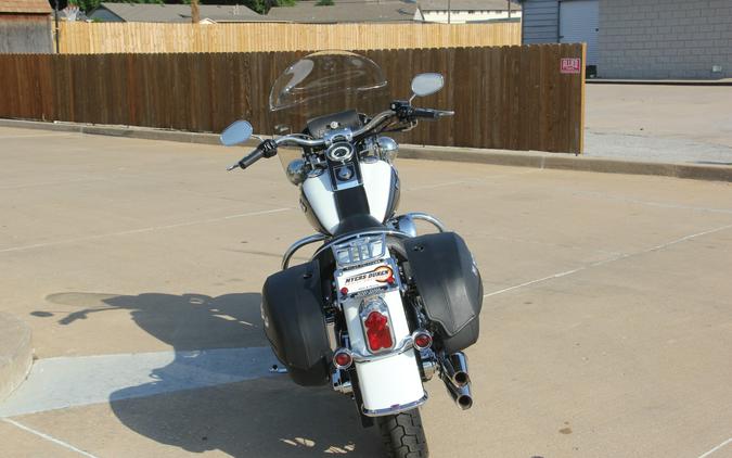2005 Harley-Davidson Softail Deluxe Two-Tone Glacier White Pearl and Vivid Black