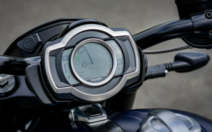 2025 Triumph Rocket 3 Storm R Satin Pacific Blue and Matte Sapphire Black