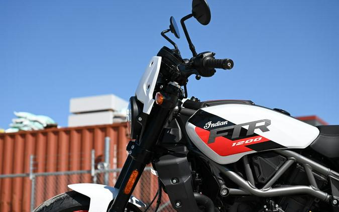 2023 Indian Motorcycle® FTR Sport White Lightning/Indy Red