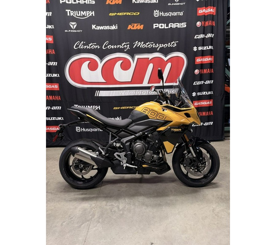 2026 Triumph Tiger Sport 800 Cosmic Yellow/Sapphire Black SPORT 800