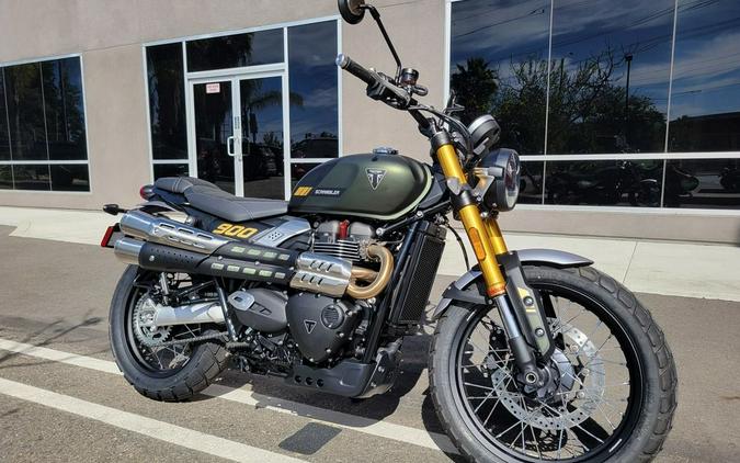 2026 Triumph Scrambler 900 Matt khaki green