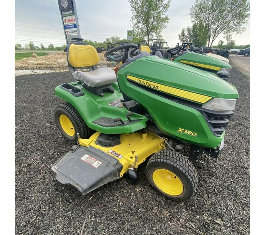 2016 John Deere X380 48 Inch Deck