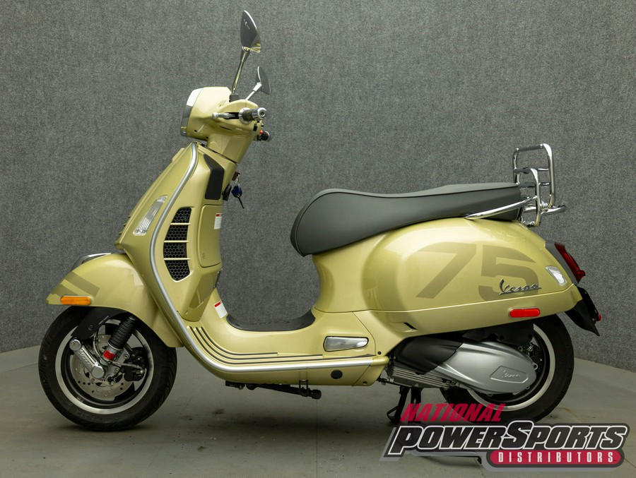 2021 VESPA GTS SUPER SPORT 300 HPE 75TH ANNIVERSARY EDITION W/ABS