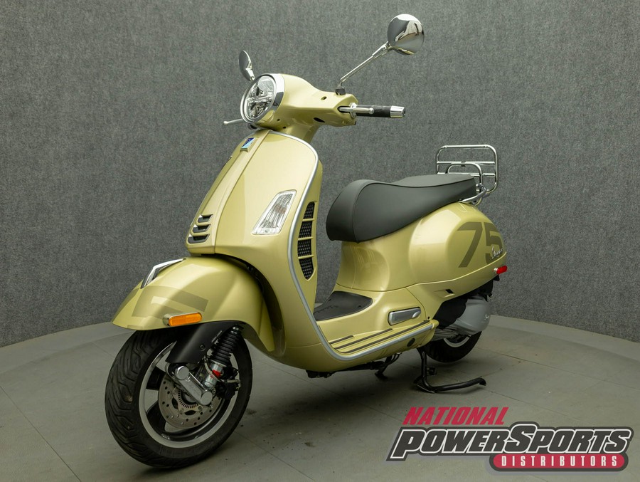 2021 VESPA GTS SUPER SPORT 300 HPE 75TH ANNIVERSARY EDITION W/ABS