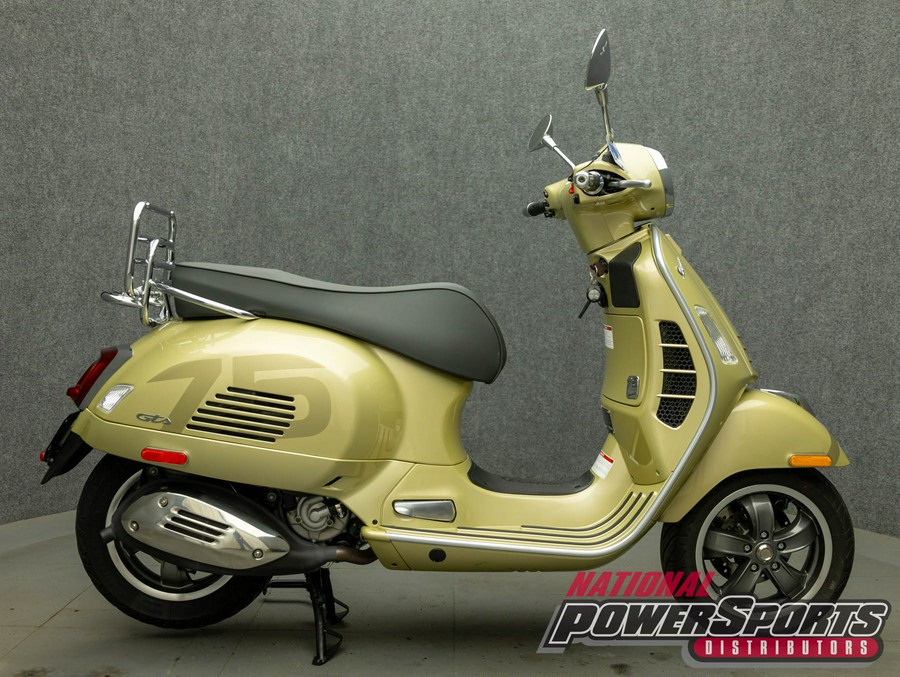 2021 VESPA GTS SUPER SPORT 300 HPE 75TH ANNIVERSARY EDITION W/ABS