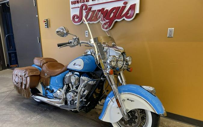 2019 Indian Motorcycle® Chief® Vintage Sky Blue / Pearl White