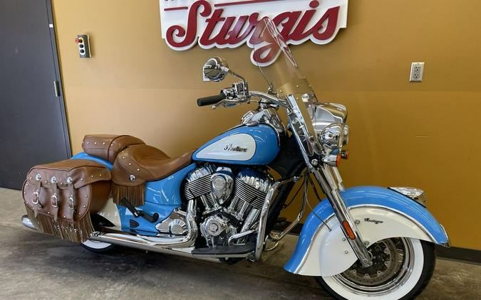 2019 Indian Motorcycle® Chief® Vintage Sky Blue / Pearl White