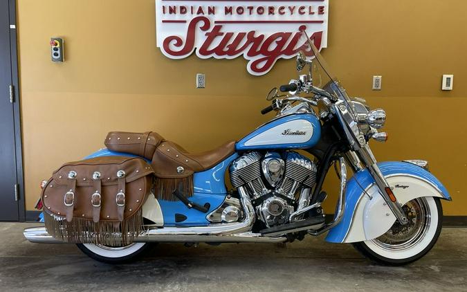 2019 Indian Motorcycle® Chief® Vintage Sky Blue / Pearl White