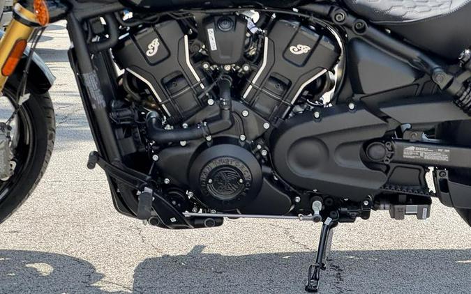2026 Indian Motorcycle® 101 Scout® Black Crystal with Super Graphite