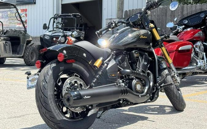 2026 Indian Motorcycle® 101 Scout® Black Crystal with Super Graphite
