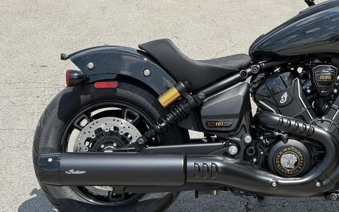 2026 Indian Motorcycle® 101 Scout® Black Crystal with Super Graphite