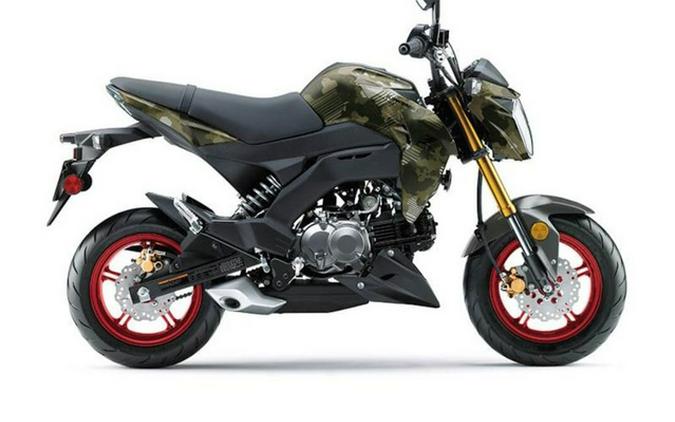 2025 Kawasaki Z125 PRO Cypher Camo Beige