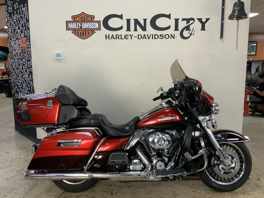 2012 Harley-Davidson Electra Glide Ultra Limited Two-Tone Ember Red Sunglo/M