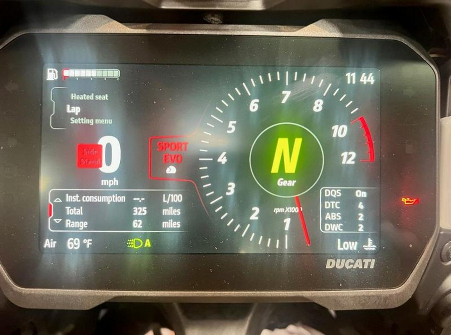 2023 Ducati Multistrada V4S Iceberg White - Spoked Wheels