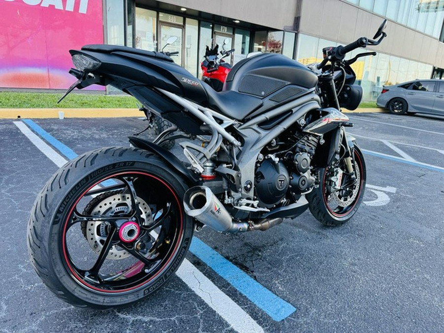 2019 Triumph Speed Triple RS Matt Jet Black