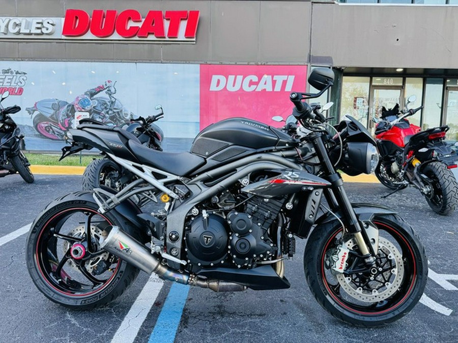 2019 Triumph Speed Triple RS Matt Jet Black