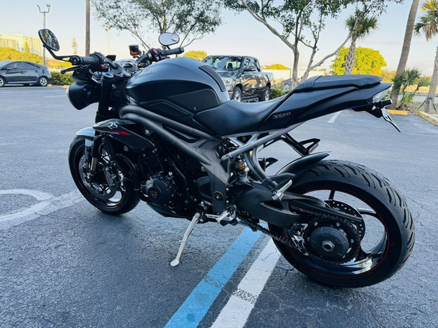 2019 Triumph Speed Triple RS Matt Jet Black