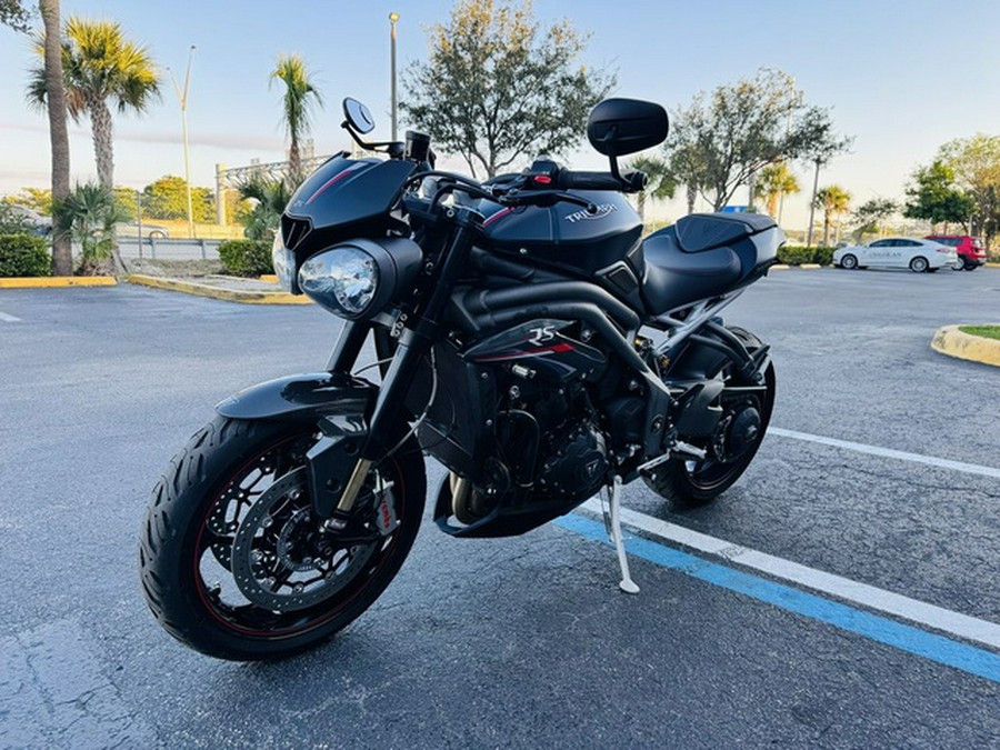 2019 Triumph Speed Triple RS Matt Jet Black