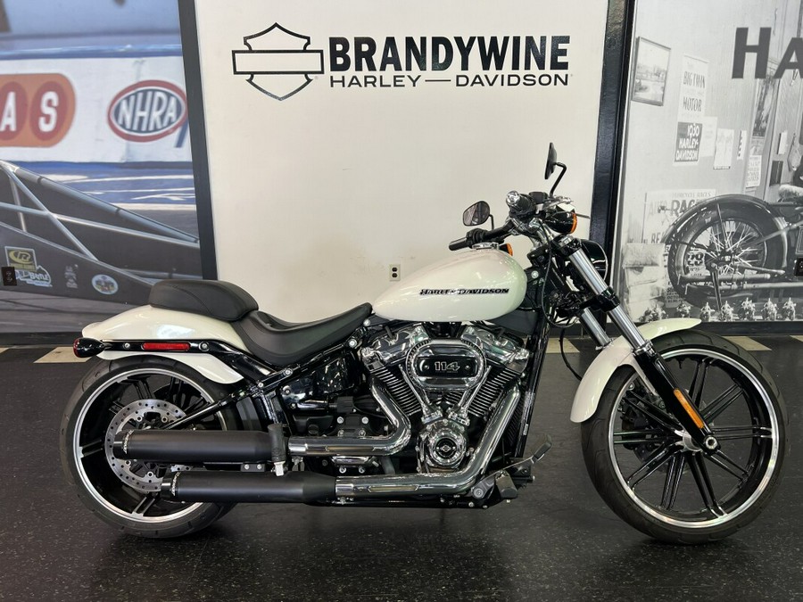 2019 Harley-Davidson Breakout 114 Bonneville Salt Pearl FXBRS