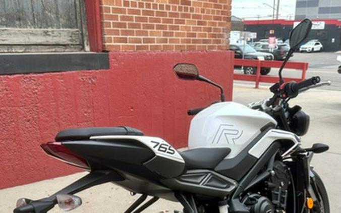 2025 Triumph Street Triple 765 R Pure White