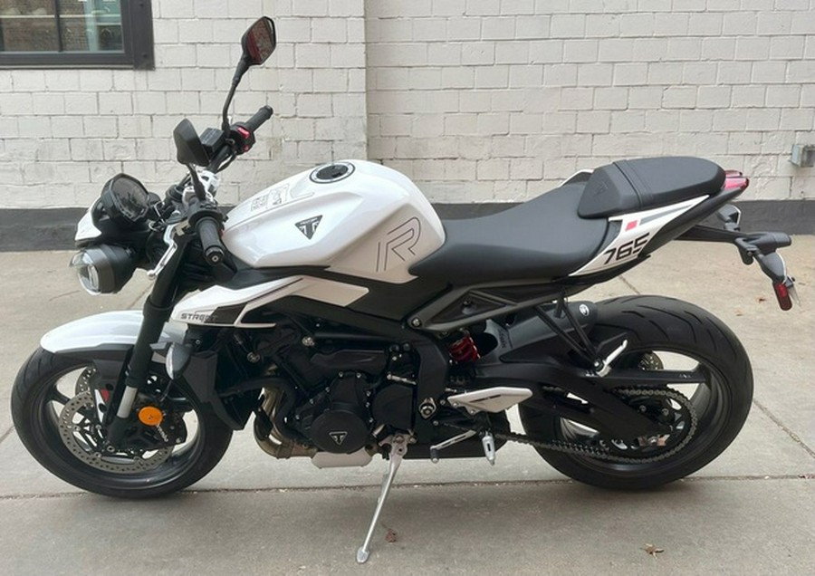 2025 Triumph Street Triple 765 R Pure White