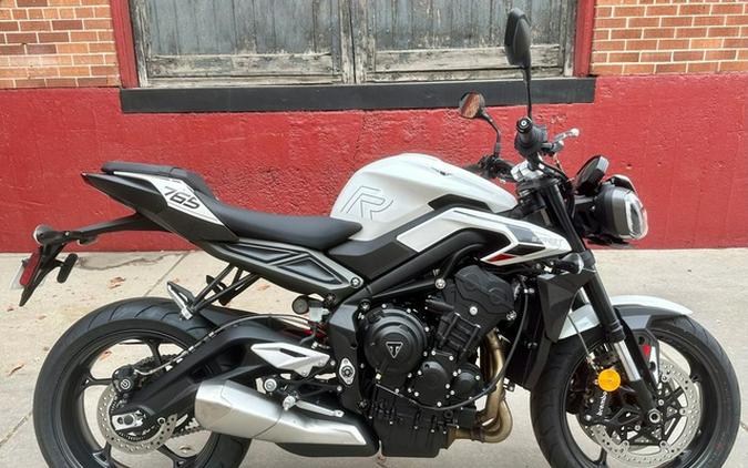 2025 Triumph Street Triple 765 R Pure White